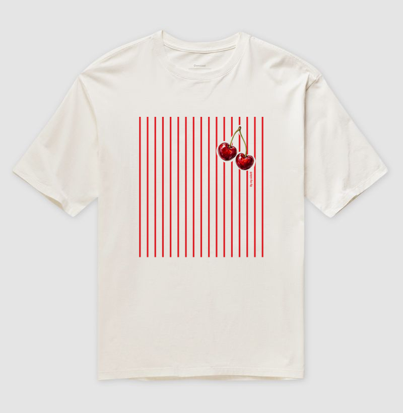 CEREJA - Oversized - Camiseta Oversized