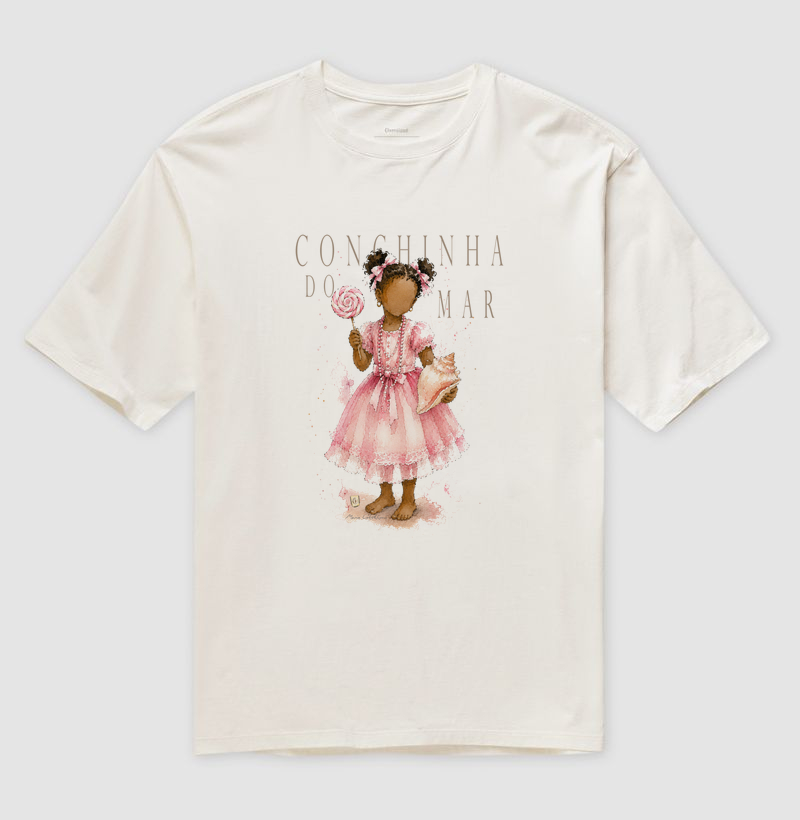 Conchinha do Mar Maria Patuá - Camiseta Oversized