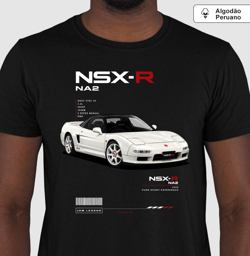 Camiseta em algodão peruano NSX