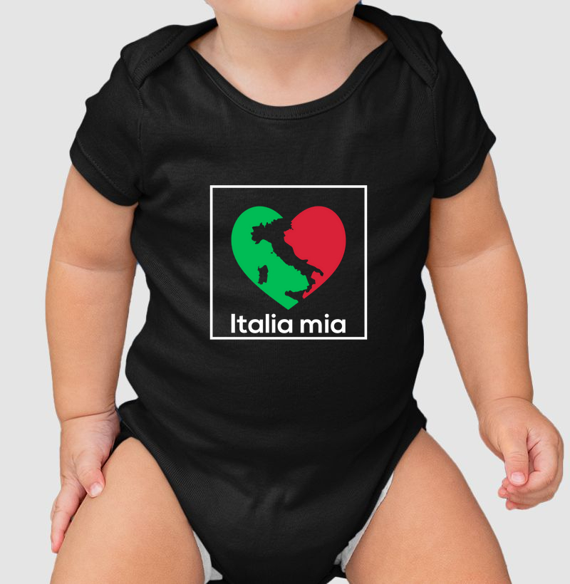 Body infantil Italia Mia (Desc. abaixo no PIX)