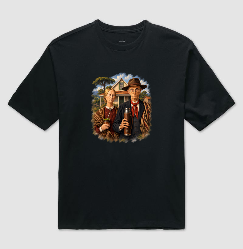 Retrato Gaúcho - Camiseta Oversized