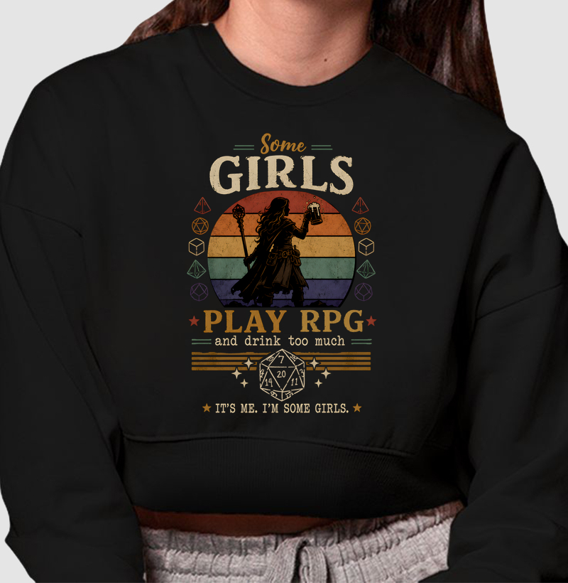 Some Girls - Cropped Moletom