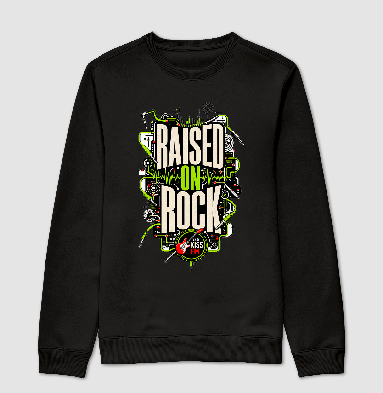 Raised On Rock - Suéter Moletom