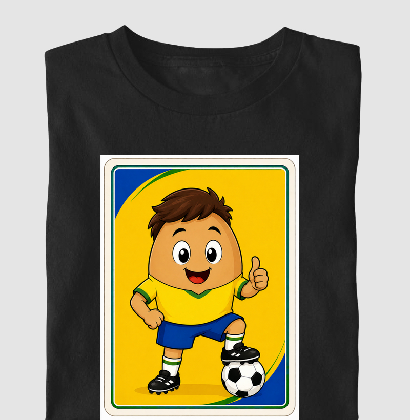 Egg Sport - Futebol Brasil #3 - Camiseta Infantil