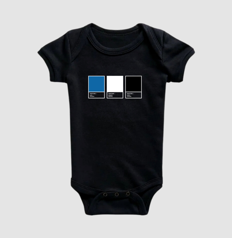 Body Infantil Pantone Tricolor
