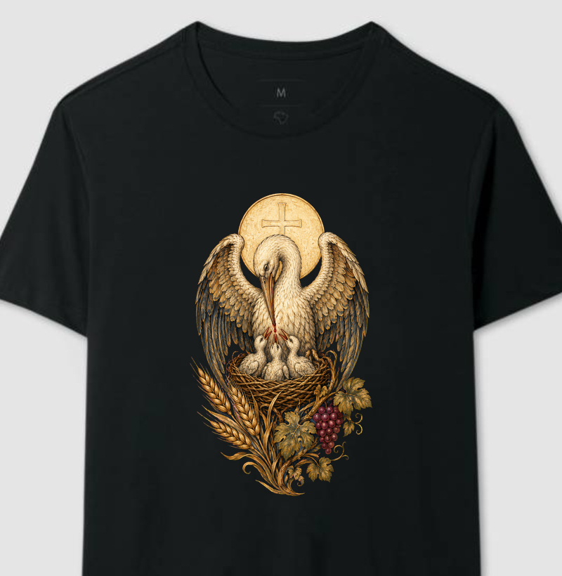 Pelicano Eucarístico - Camiseta