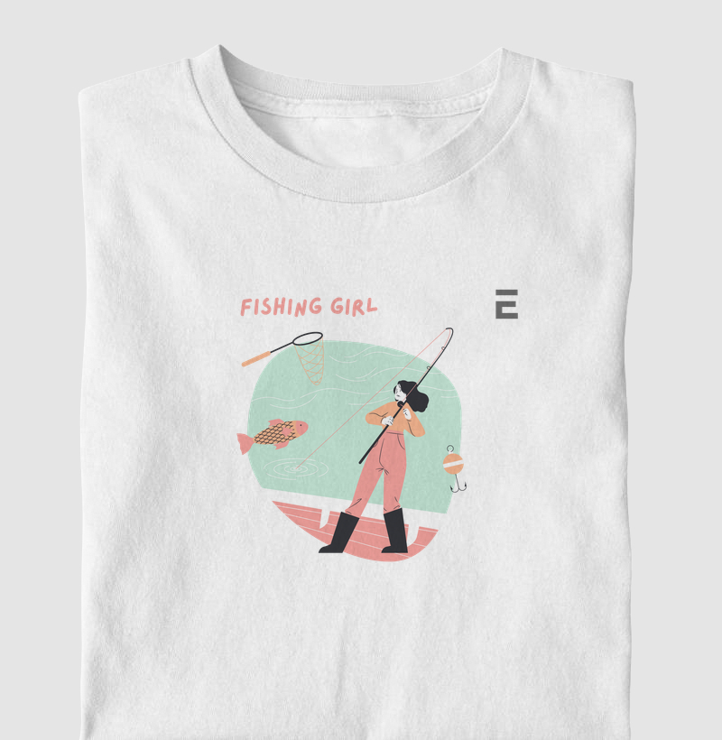 fishing girl