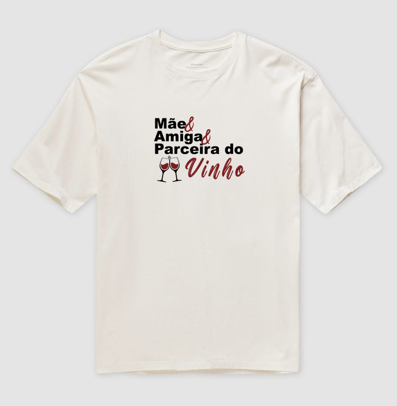 Mãe Parceira - Camiseta Oversized