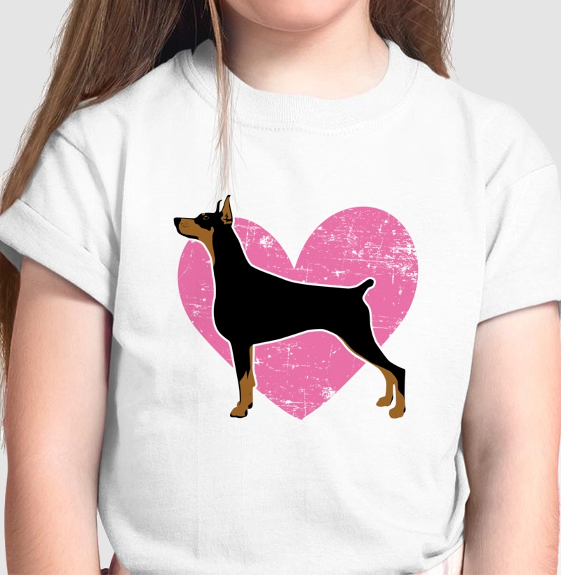 Dobermann Coração