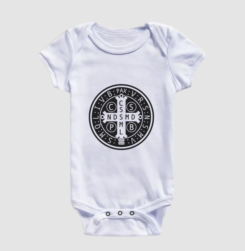 Medalha de São Bento - Body Infantil