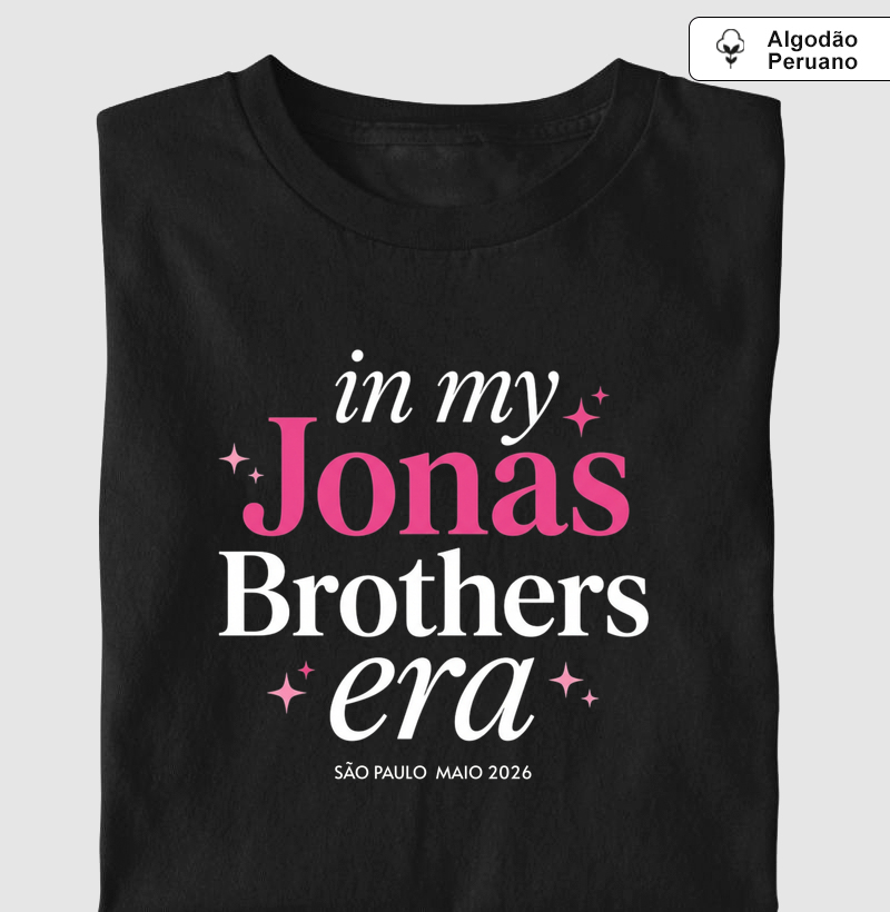 Im my JB era Algodão Peruano - Jonas Brothers