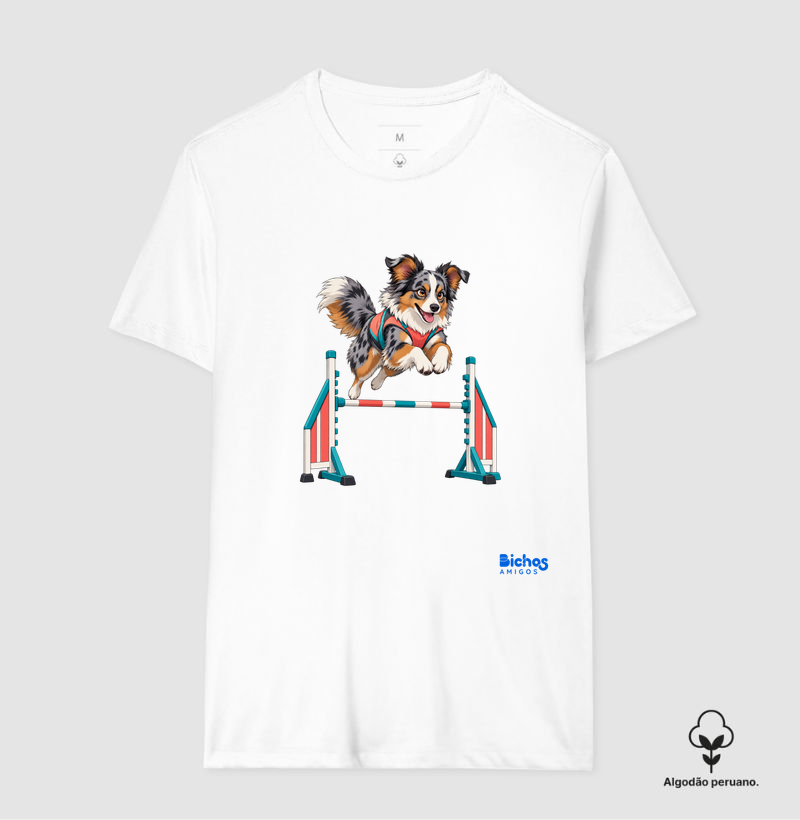 Pastor Americano Saltos - Camiseta Algodão Peruano