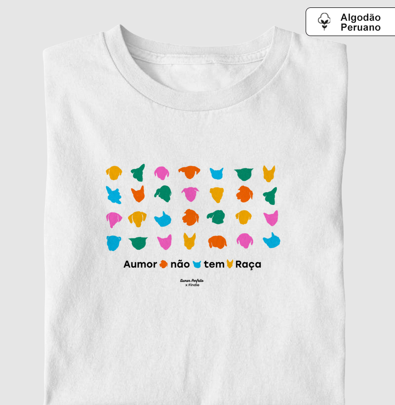 Aumor Não tem Raça - Silhueta