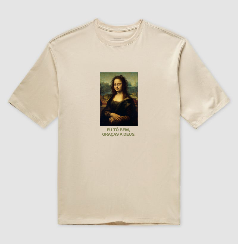 Eu tô bem, graças a Deus - Camiseta Oversized