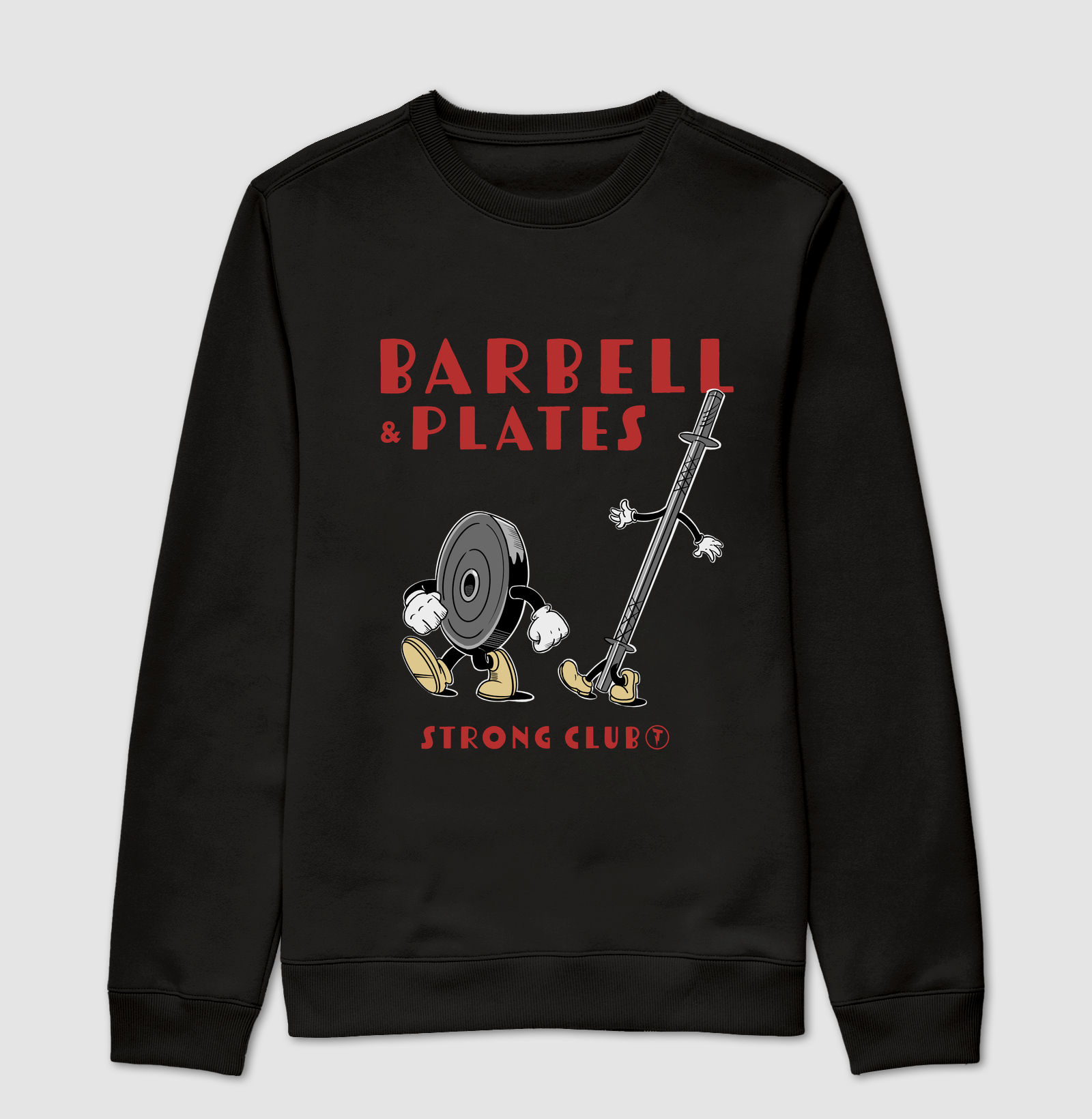 Camiseta Barbell & Plates Strong Club