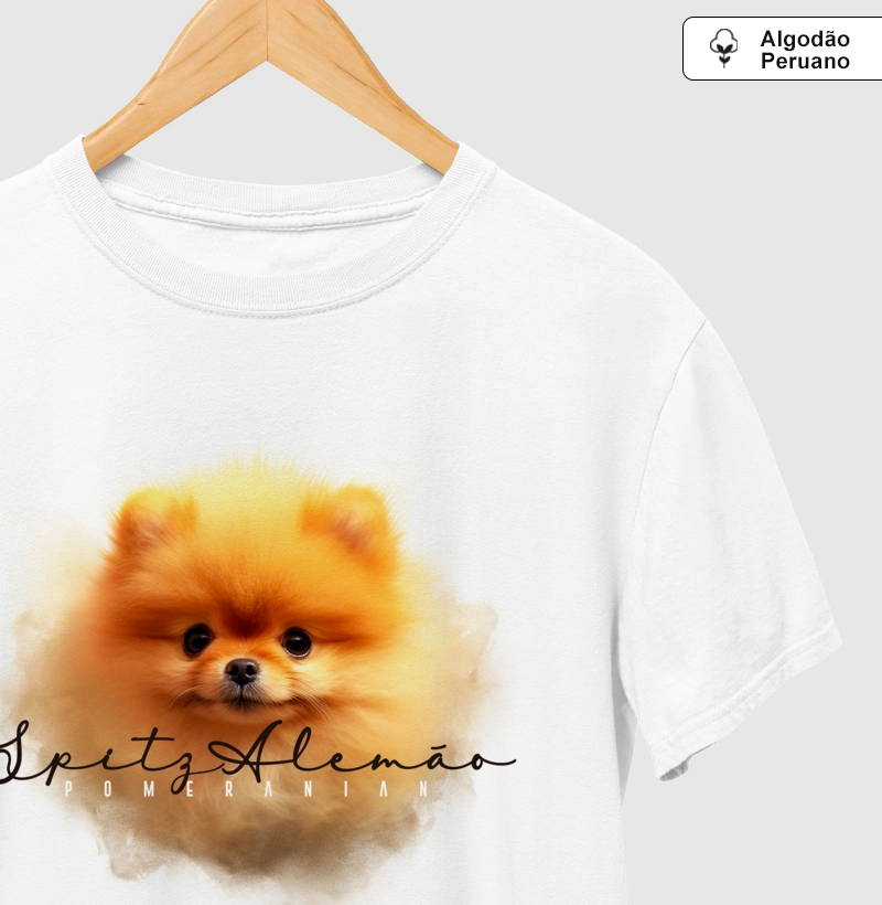 Camiseta Algodão Peruano Pomerania Ai