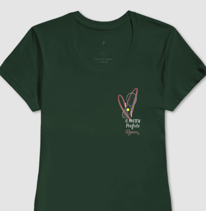 Camiseta Feminina Tênis - O Match Perfeito - Mãe e filha - Algodão feminina