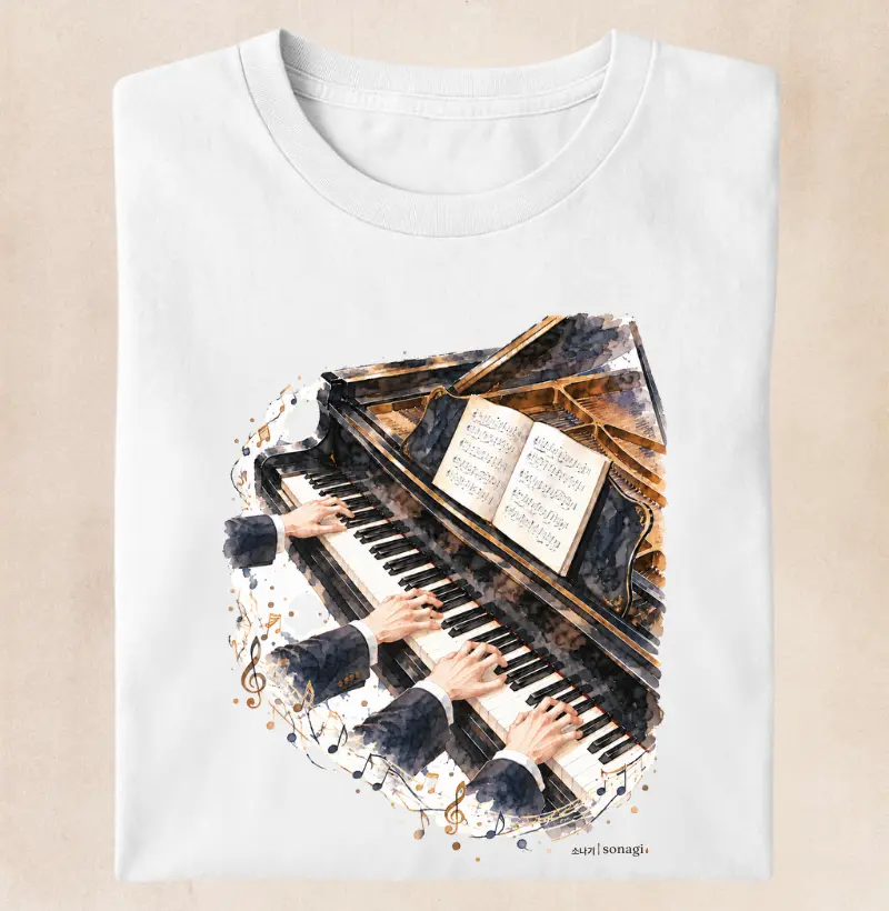 Quatro mãos ao piano