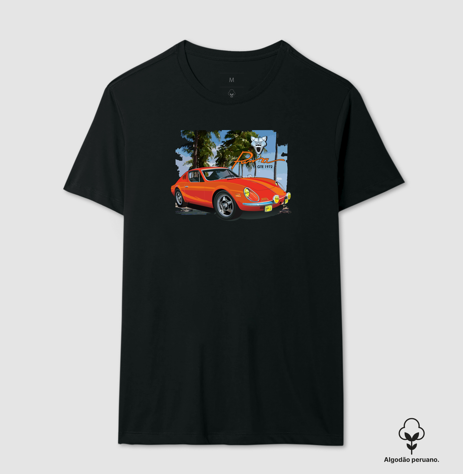 Camiseta Puma GTE 1972 Paisagem - Camiseta Algodão Peruano