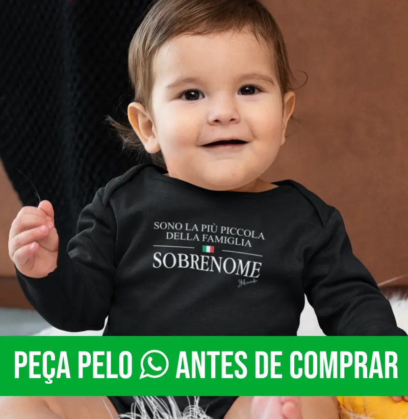 SOU A CAÇULA DA FAMILIA (Personaliza com o sobrenome)