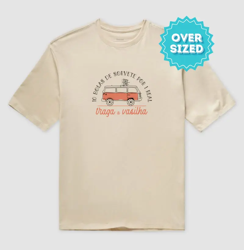 10 Bolas de Sorvete por 1 Real: Traga a Vasilha (Oversized)