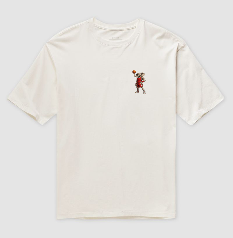 Camiseta Oversized Elefante Atleta