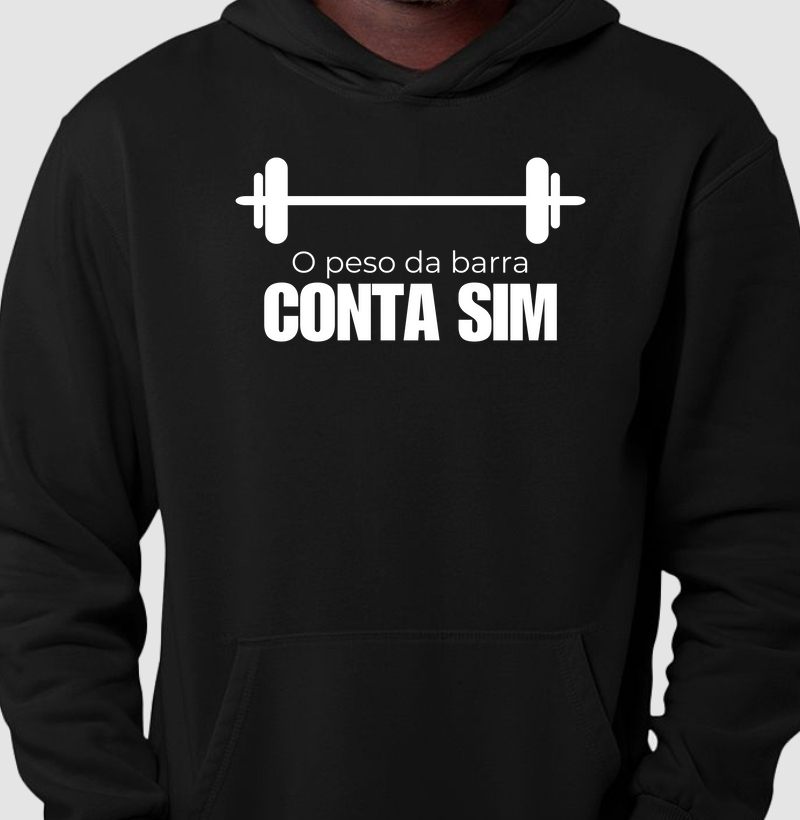 O peso da barra conta sim