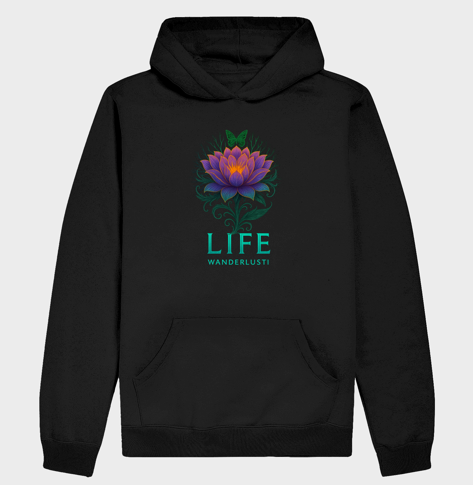 Hoodie Moletom A Flor da Vida Desabrochada