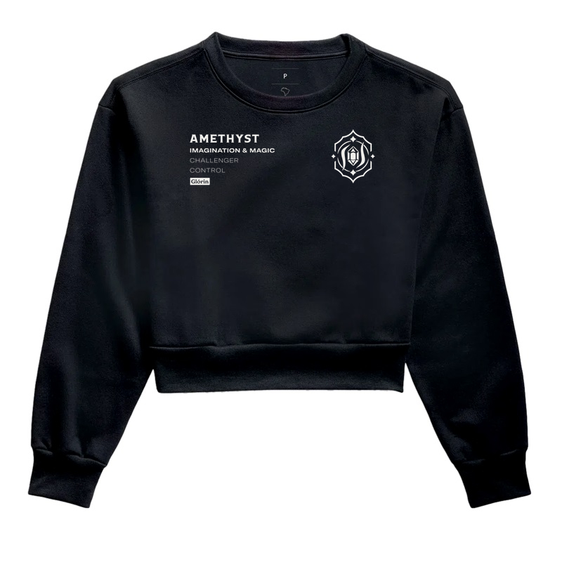Amethyst Ink - Pocket - Cropped Moletom