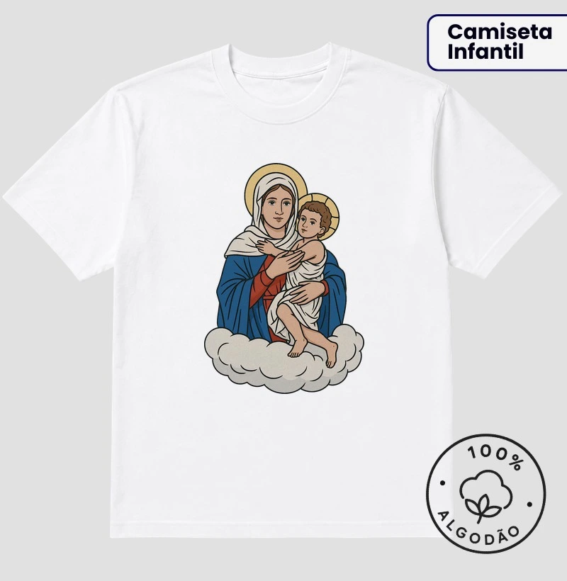 Nossa Senhora do menino Jesus Nuvens