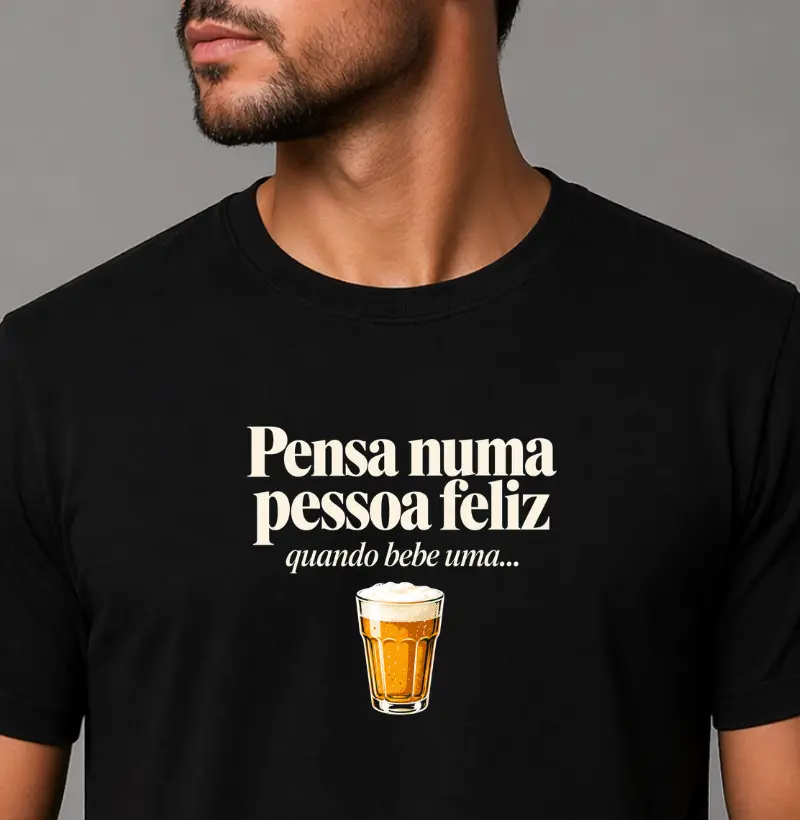 Pensa numa pessoa feliz