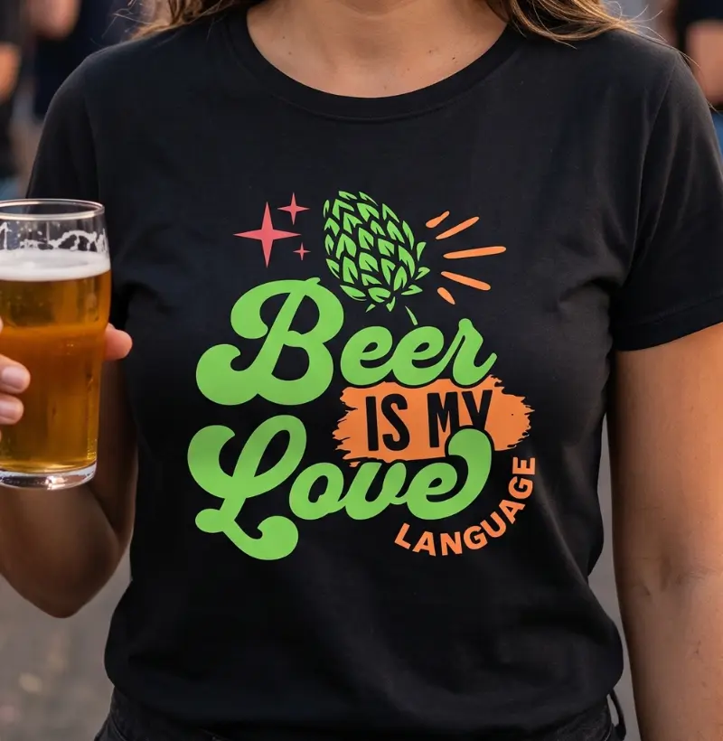 Cerveja é a minha linguagem do amor