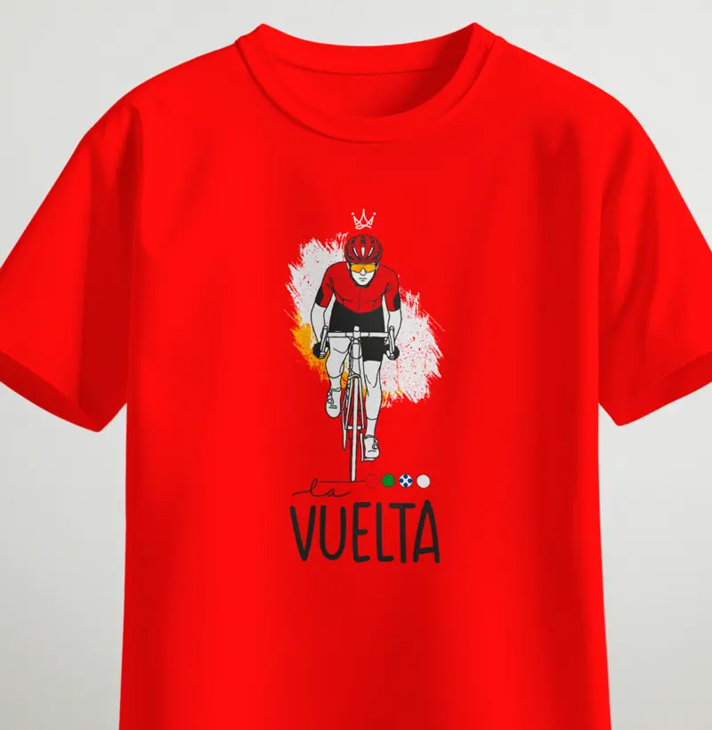 La Vuelta - ciclista traço