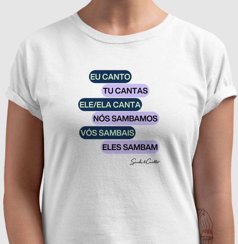 Cantar e Sambar: eu, tu, ela, nós, vós, eles