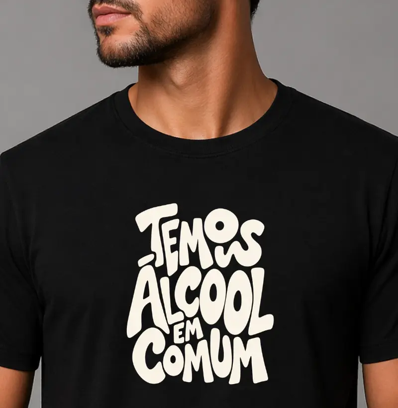 Temos álcool em comum