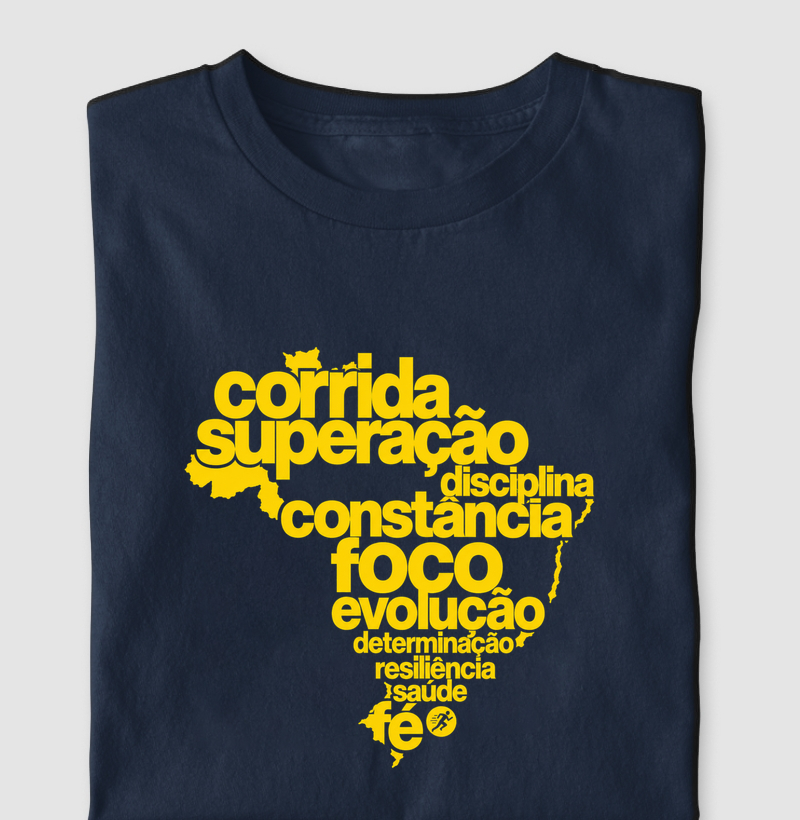 Camiseta Corrida - Brasil Que Corre