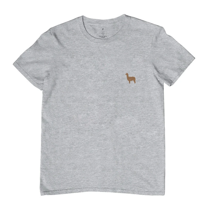 Camiseta Alpacata Logo minimalista Brown