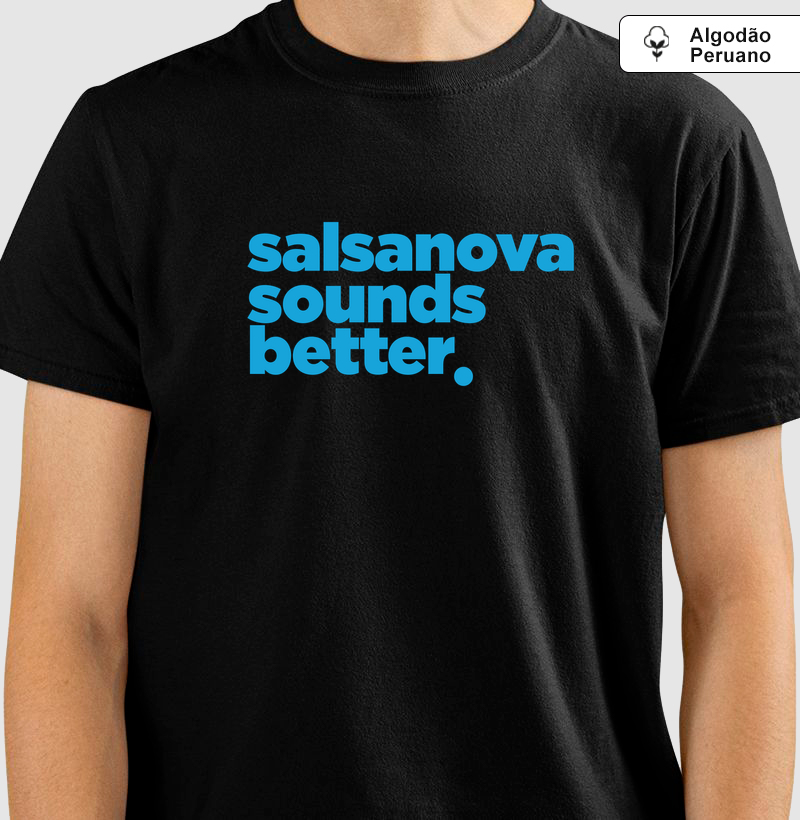 Salsa Azul - Camiseta Algodão Peruano