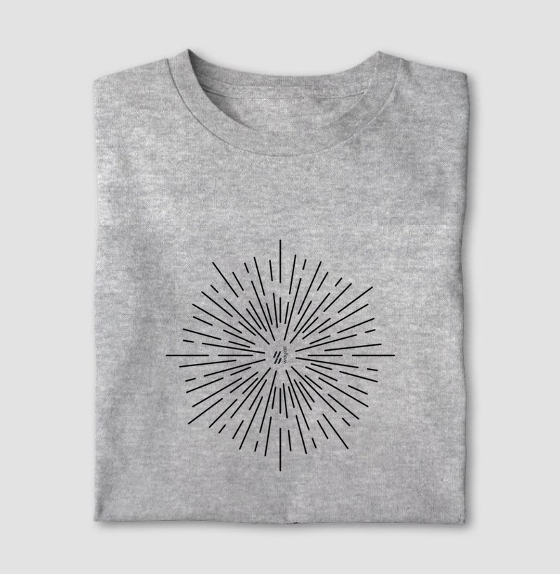 Camiseta Regular - Aura Monocromática