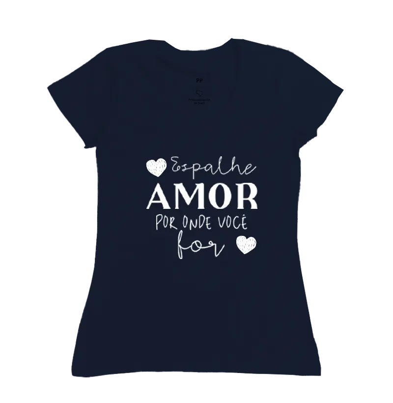 CAMISETA ESPALHE AMOR