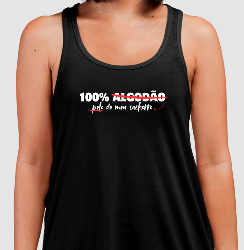 100% pelo de cachorro