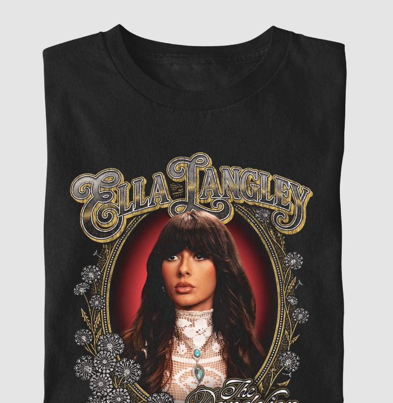 Camiseta Country Masculina e Feminina Ella Langley The Damnation Tour Rustler South Co.