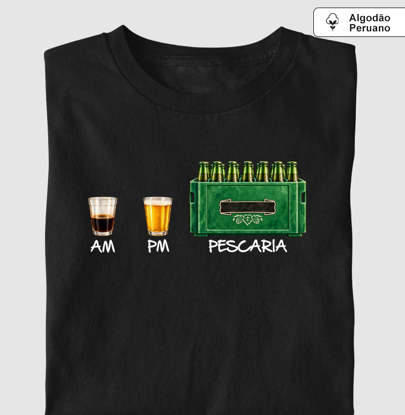 ☕ AM, 🍺 PM, 🎣 Pescaria!