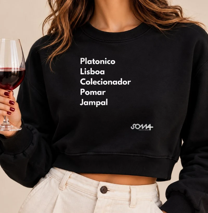 Camiseta Time SOMA na Manz - Cropped Moletom