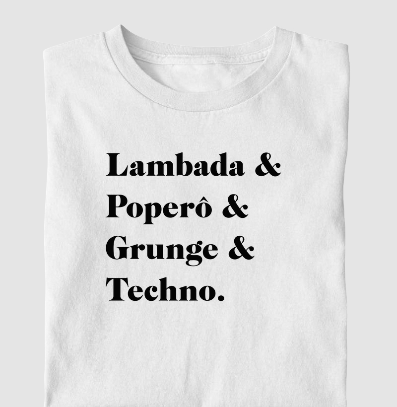 Lambada, Poperô, Grunge e Techno (estilos musicais)