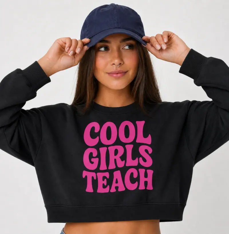 Moletom Cropped | Cool Girls Teach
