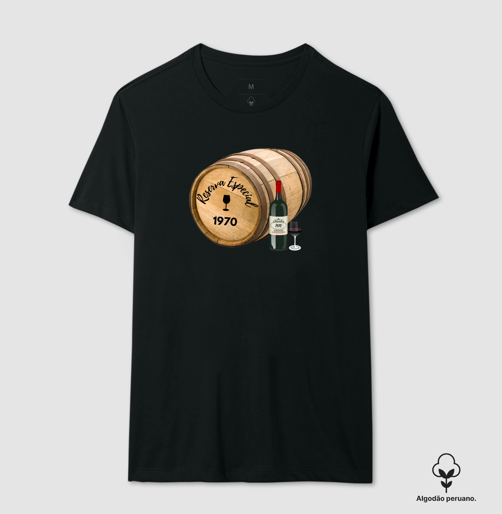 Camiseta Reserva Especial 1970 - Camiseta Algodão Peruano
