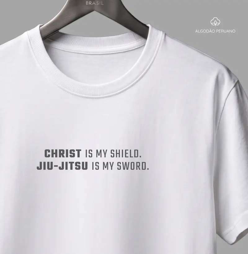 Christ Is My Shield. Jiu-Jitsu Is My Sword | Pima Cotton