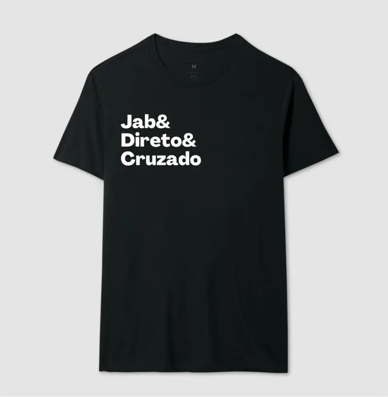 Camiseta Jab, Direto, Cruzado