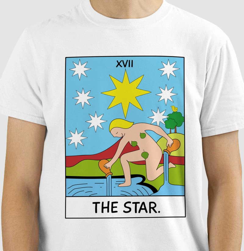 Camiseta Big Carta - The Star - Estampa Tarot